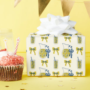Cadeau Rouleau de papier d'emballage motif limonade fraîc