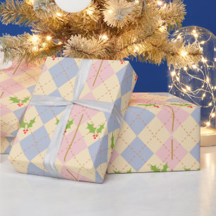 Cadeau rouleau unique de papier d'emballage de Noël