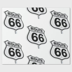 Cadeau Route 66 Papier d'enrobage des signes