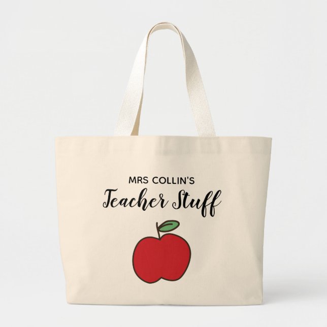 Cadeau Sac fourre-tout pour enseignants personnali (Devant)