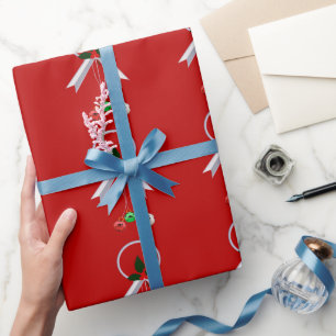 Cadeau Serrure d'argent avec cloches de sonnerie Papier d