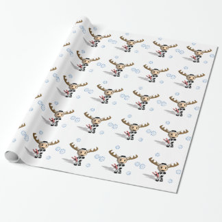 Cadeau Sherman le papier d'emballage de vache d'Alaska