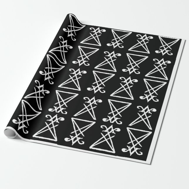 Cadeau Sigil de papier d'emballage de Lucifer (Déroulé)