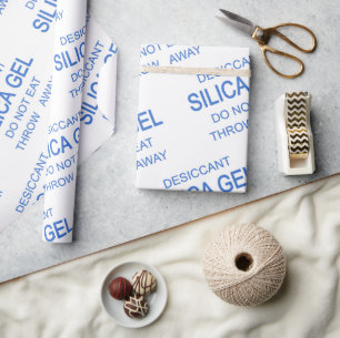 Cadeau Silica Gel Pack Papier d'enveloppement de la nouve