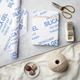 Cadeau Silica Gel Pack Papier d'enveloppement de la nouve
