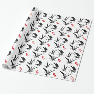 Cadeau Singe de vol ! Papier d'emballage de magicien d'Oz