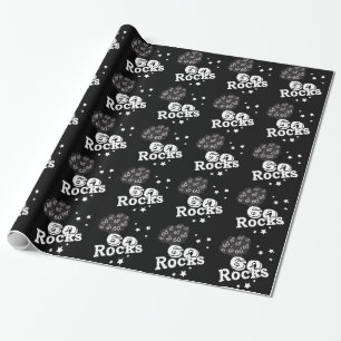 Cadeau Soixantième papier heureux d'anniversaire