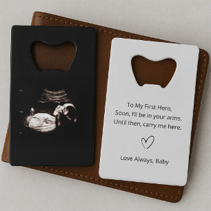 Cadeau Sonogramme pour Papa Ultrasound Carte Porte