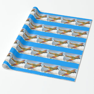 Cadeau Spitfire WW va planter du papier d'emballage