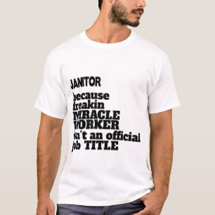 Cadeau T-Shirt du concierge/présent, Devis amusant
