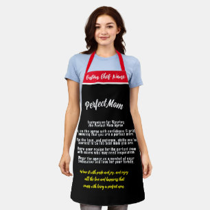 Cadeau Tablier Maman Parfaite Instructions Personn