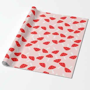Cadeau Tabouret Cute Champignons Enveloppement Papier