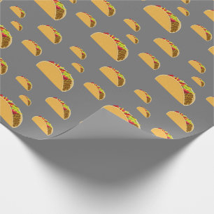 Cadeau Taco mardi Design - Papier d'enveloppement mat