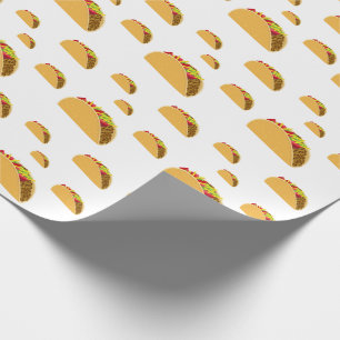 Cadeau Taco mardi Design - Papier d'enveloppement mat