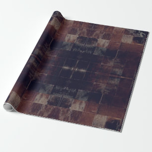 Cadeau Tan Cowhide Patchwork Imprimer papier d'emballage