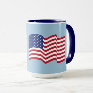 Cadeau Tasse à Café Drapeau Américain Patriotique