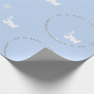 Cadeau Texte incorporé Laisser le papier d'enneigement