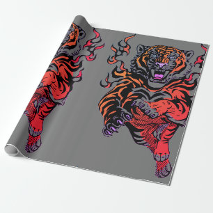 CADEAU TIGRES DE PAPIER EN LAMES