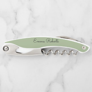Cadeau Tire-bouchon Demoiselle d'Honneur Vert Saug