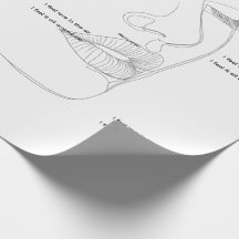 Toujours Amour - papier d'emballage pour cadeaux a