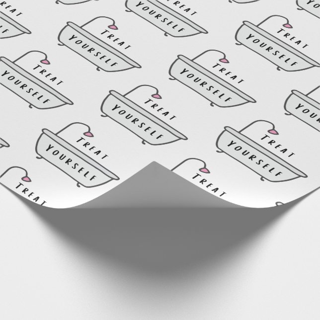 Cadeau Traitez-Vous Le Papier D'Enveloppement (Coin)