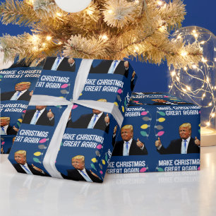 CADEAU TRUMP RENDRE NOËL GRAND PAPIER À NOUVEAU