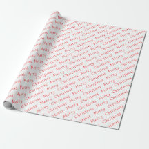 Typographie de Noël Rouge sur papier blanc