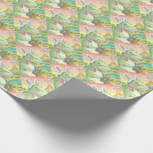 CADEAU TYRANNOSAURUS T REX, DINO EASTER WRAPPER PAPIER