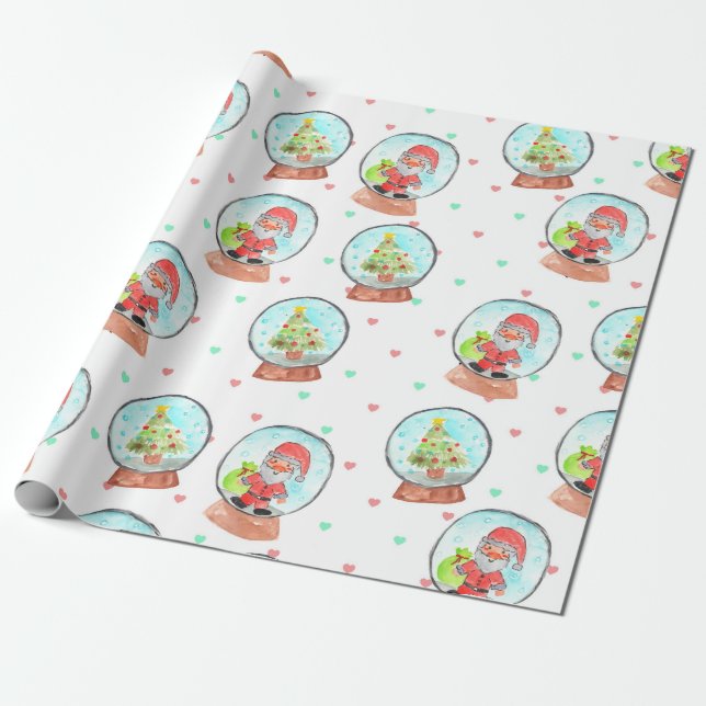 Cadeau Un joli papier d'emballage de Noël (Déroulé)