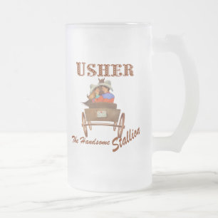Cadeau Usher 16 oz de bière congelée Mug