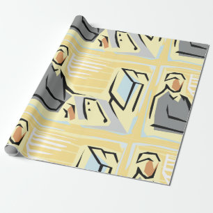 Cadeau Utilisation D'Un Papier D'Enveloppement D'Ordinate