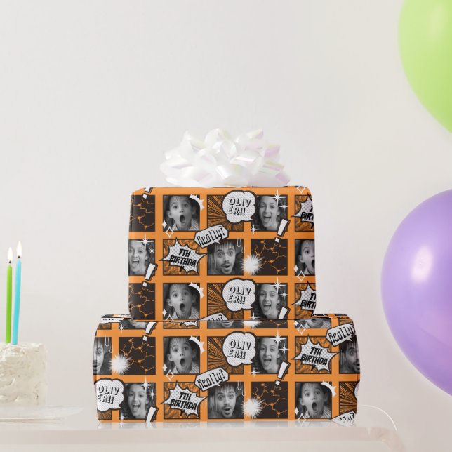 Cadeau Version comique Votre visage Anniversaire Papier d (Cadeaux de fête)