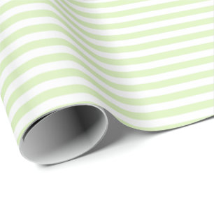 Cadeau Vert doux Papier à enveloppement blanc