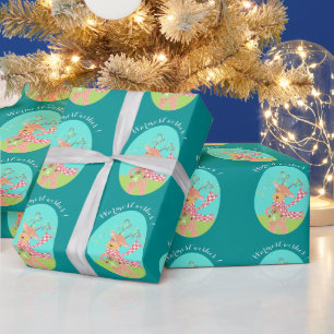 Cadeau Veux les plus chauds - Papier d'emballage de renne