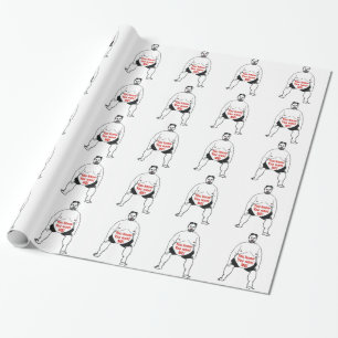 Cadeau Vous savez que vous me voulez papier d'emballage