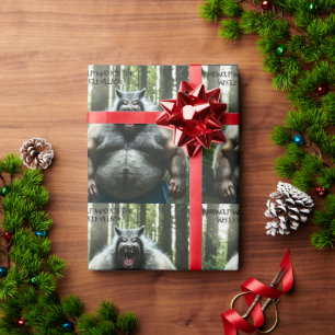 Cadeau Werewolf Ate The Village papier d'emballage brilla