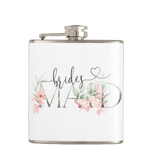 Cadeaux Bridesmaid Flacon Floral Wedding Party cad