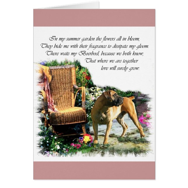 Cadeaux d'art Boerboel (Devant)