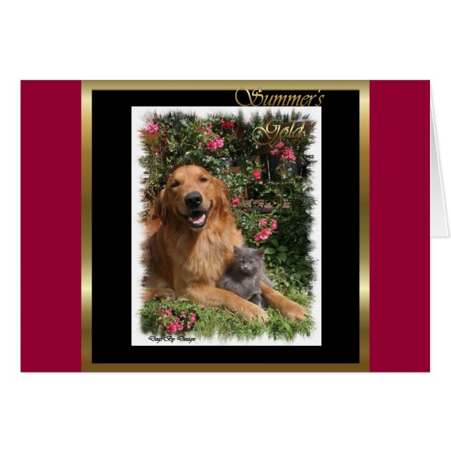 Cadeaux d'art Golden Retriever (Devant horizontal)