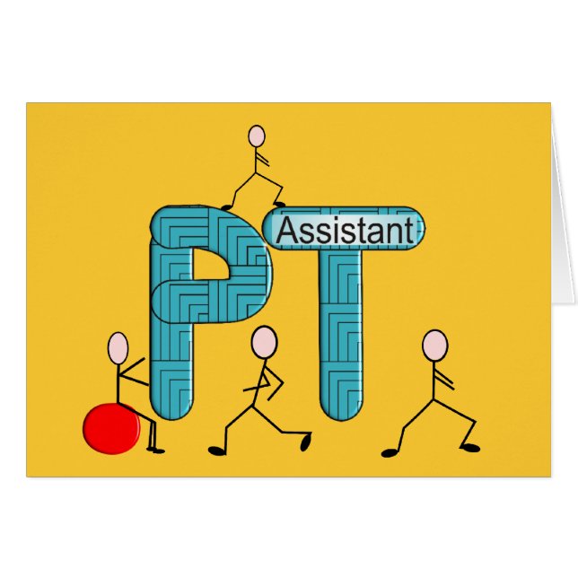 Cadeaux d'assistant de physiothérapie (Devant horizontal)