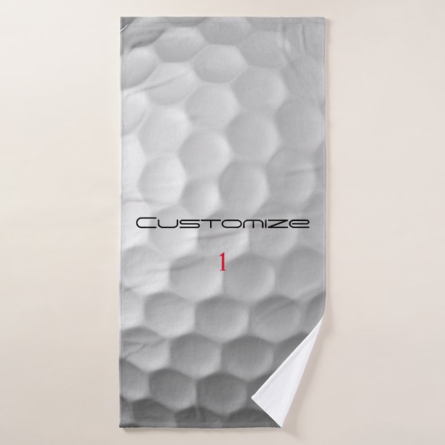 Cadeaux de balles de golf personnalisées Série Sig (Serviette de bain)