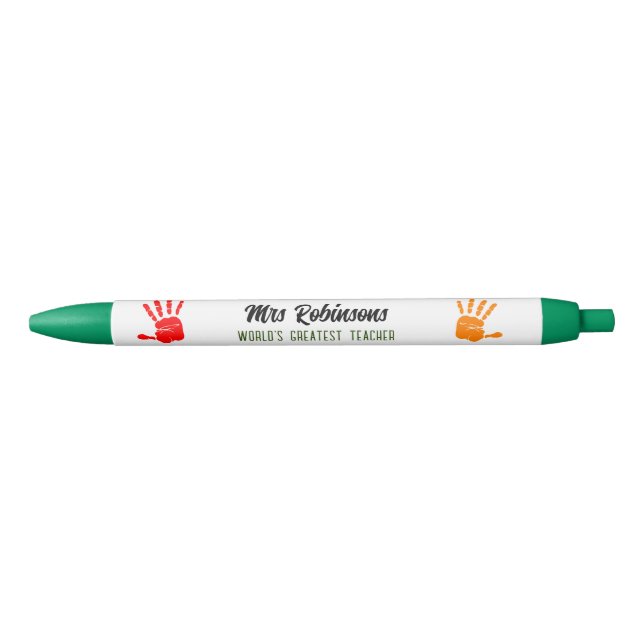 Cadeaux de bureau de l'enseignant - stylos personn (Devant)
