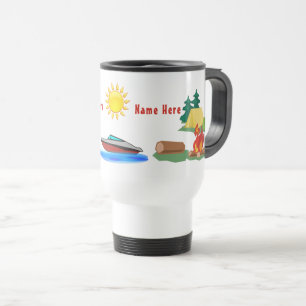 Cadeaux de camping personnalisés, mugs de camping