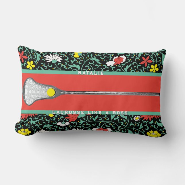 Cadeaux de crosse personnalisés Lumbar Coussin (Recto)