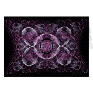 Cadeaux de design d'art fractal Abstrait violet