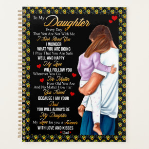 Cadeaux de fille   Lettre À Ma Fille De Papa
