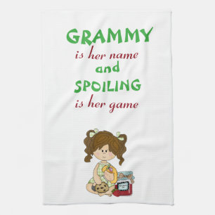 Cadeaux de grand-maman de serviette de cuisine de