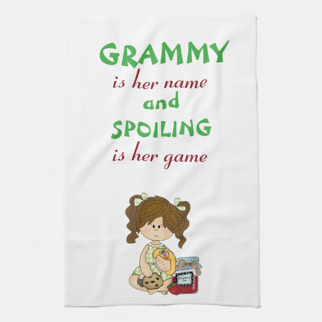 Cadeaux de grand-maman de serviette de cuisine de (Vertical)