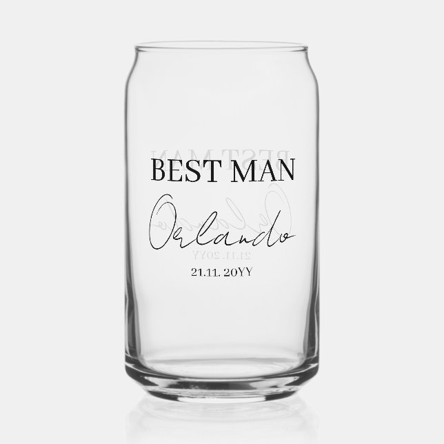 Cadeaux de la fête de mariage Meilleur homme (Recto)
