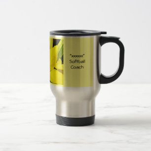 Cadeaux de l'entraîneur de softball Mugs à café Fl